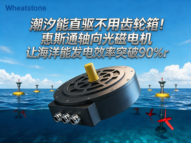 潮汐能直驱不用齿轮箱，惠斯通轴向磁通电机让海洋能发电效率突破90%